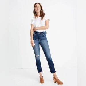 Madewell Perfect Vintage Crop Jeans, Bellbrook Wash, Size 23
